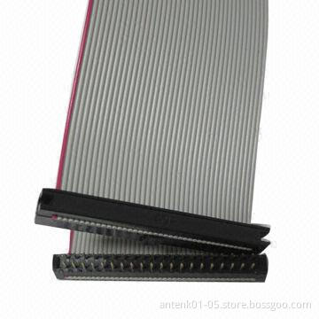 1.27mm Flat Ribbon Cable with 2.54mm Connector, Customized Specifications are Accepted